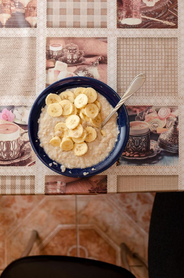 Porridge cru de sarrasin germé, sésame