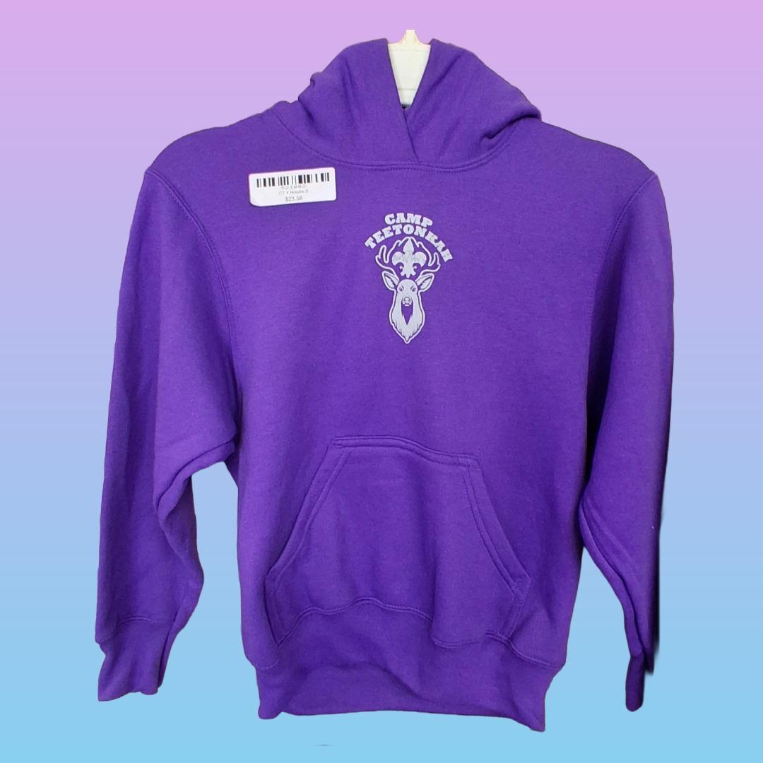 Purple Hoodie with Teetonkah Logo