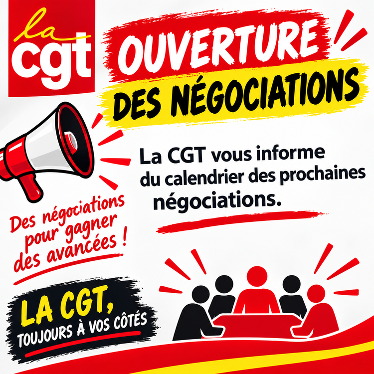 CALENDRIER DES NÉGOCIATIONS