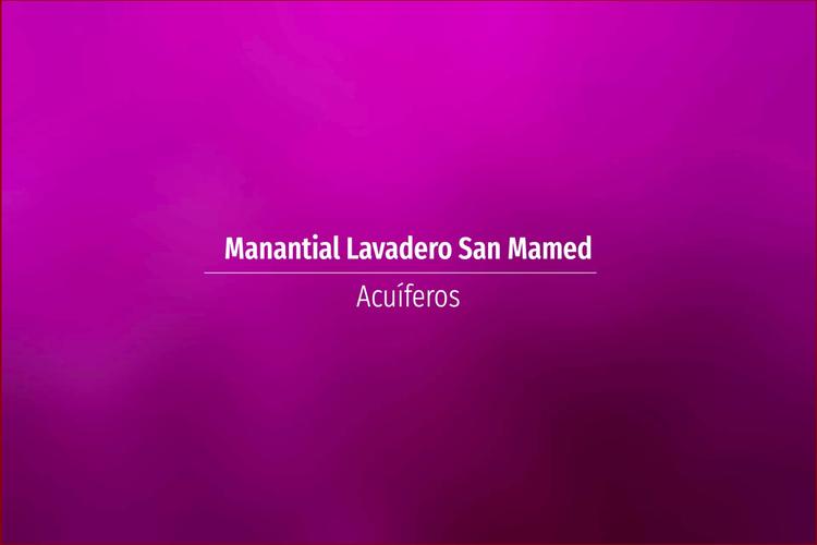 Manantial Lavadero San Mamed