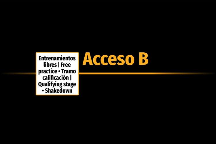 Entrenamientos libres | Free practice › Tramo calificación | Qualifying stage › Shakedown  › Acceso B