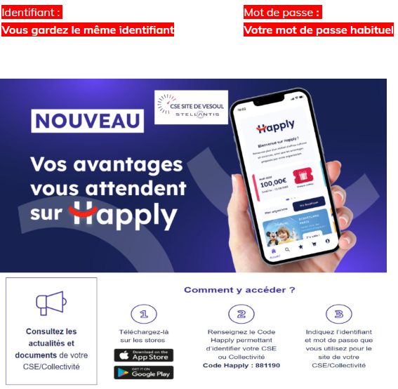 Application du CSE (Happly), comment faire ?