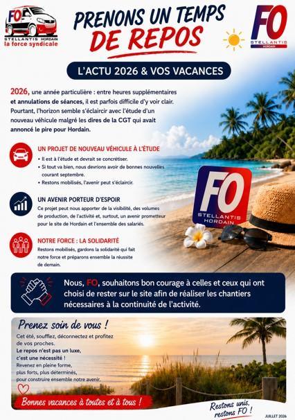 Tract FO du 30 juillet 2026