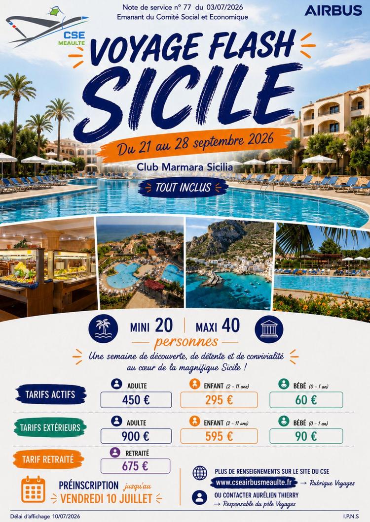 Voyage Sicile - 21-28 septembre
