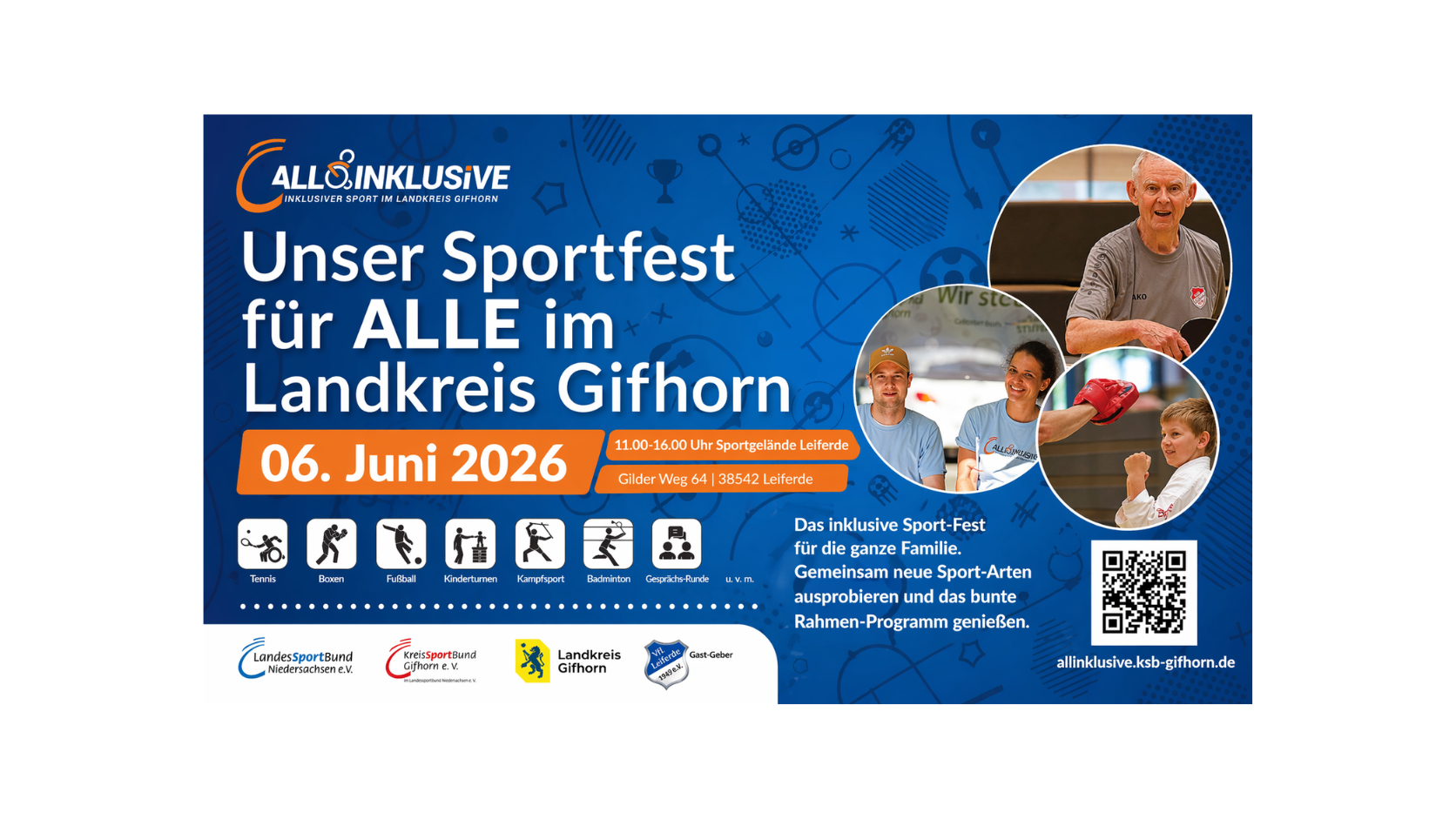 All Inklusive - Unser Sportfest für ALLE  am 06.06.26 #800 Jahre Leiferde