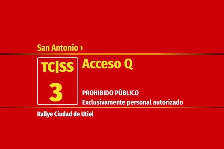 Tramo 3 &nbsp;›&nbsp; San Antonio | Acceso Q