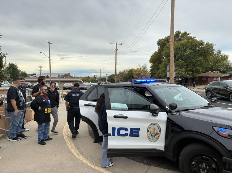 Officers visit students to discuss Blue Envelope Program