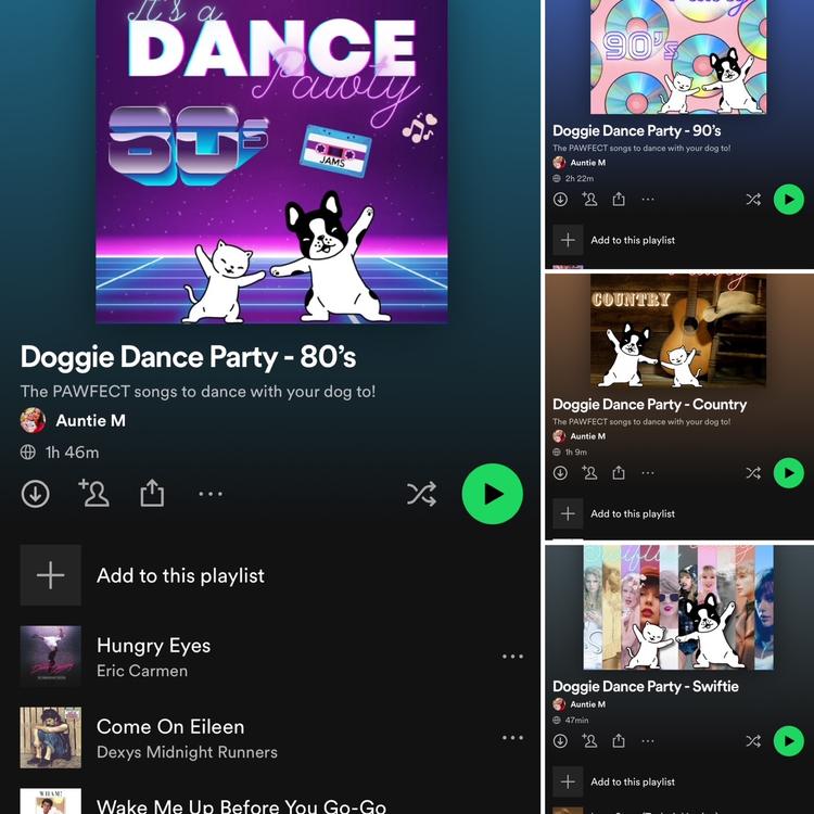 Playlists Designed Just for You & Your Dog!