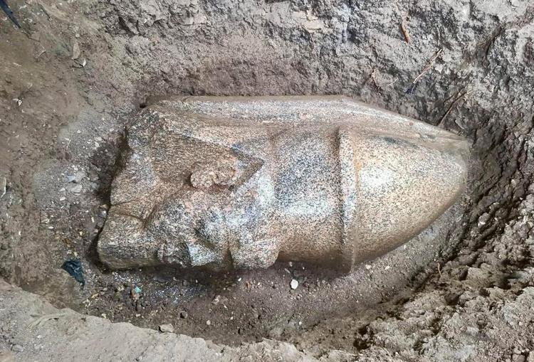 Archaeologists uncover colossal statues of Ramses II in Egypt