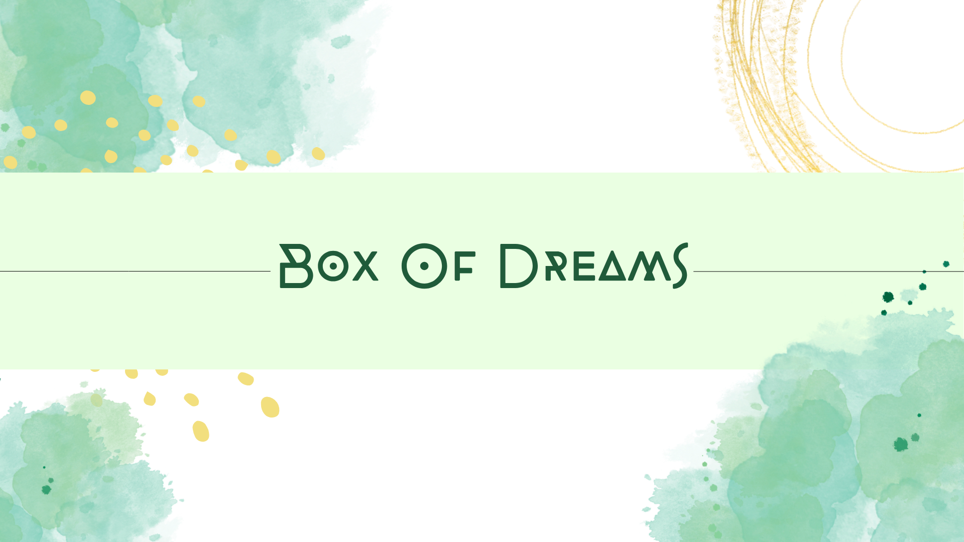 Cómo funciona y cómo crear mi Box of Dreams