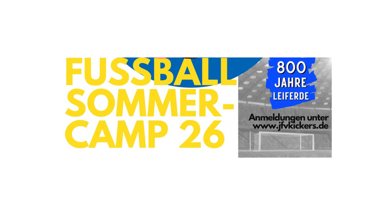 Fußballcamp Kickers ⚽️ vom 07. bis 09. August - jetzt anmelden
