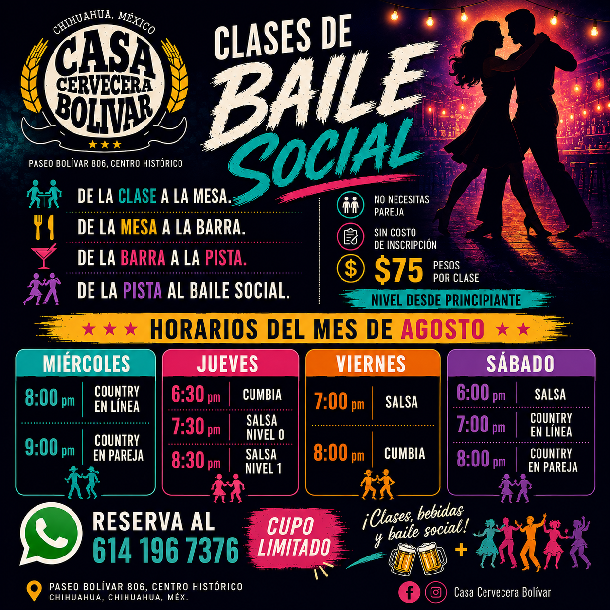 CLASES DE BAILE