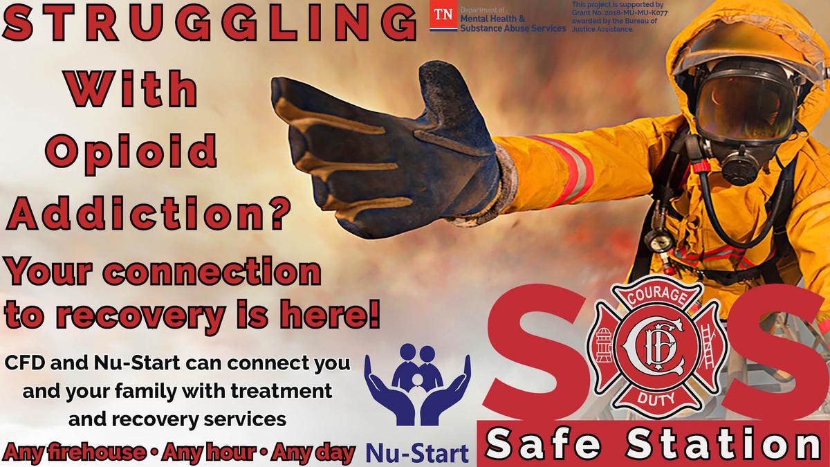Safe Stations! Get Help With Addiction @ Any firehouse - Any Day - Any Hour