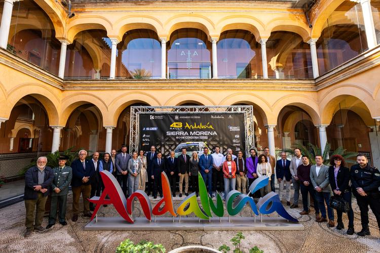 Pistoletazo de salida para el 43º Rally de Andalucía - Sierra Morena - Córdoba Patrimonio de la Humanidad tras su presentación institucional