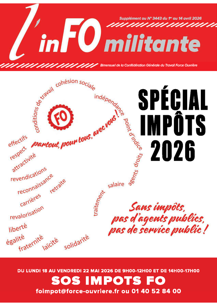 Spécial impôts FO 2026