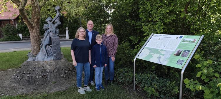 „Neue Schautafel zur Wohlenbergsage“ in Leiferde und in Dalldorf