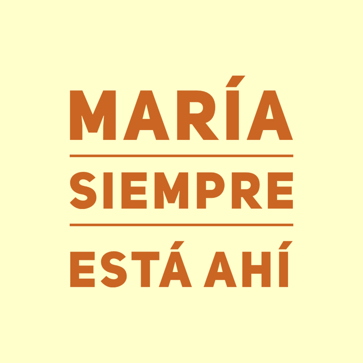 Hoy, el reto del amor es que te acerques a María como un niño