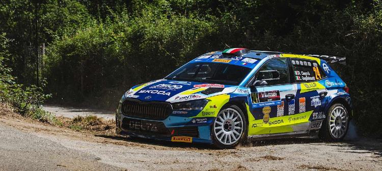 Roberto Daprà logra su primera victoria en el ERC en el Rally di Roma