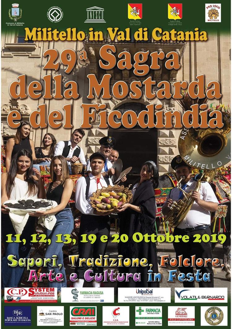 29ª Sagra della Mostarda e del Ficodindia di Militello In Val di Catania - Promo 2019
