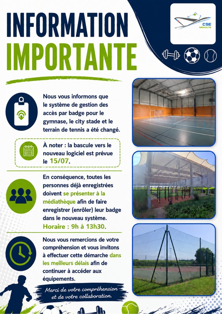 Accès gymnase et city-stade