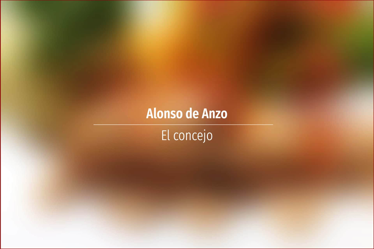 Alonso de Anzo