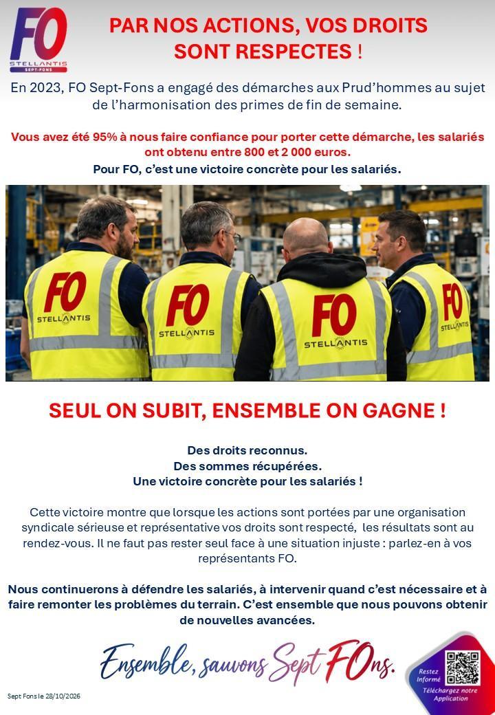 PAR NOS ACTIONS, VOS DROITS SONT RESPECTES !
