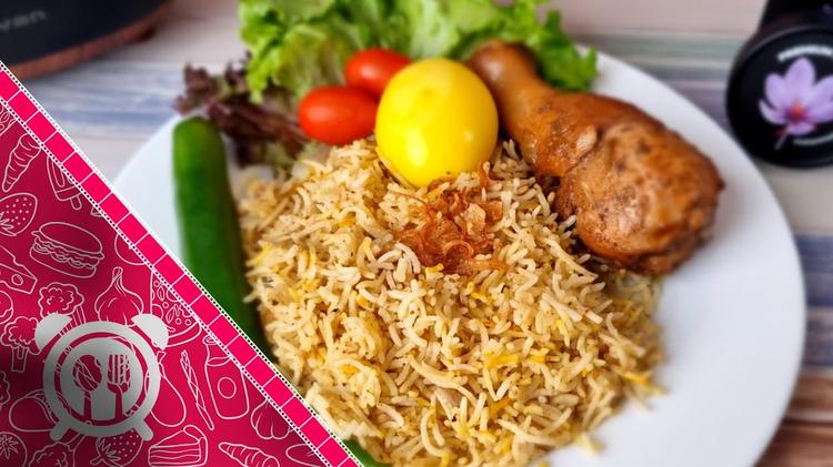 Nasi Arab Mandy Telur Saffron ala Restoran Arab