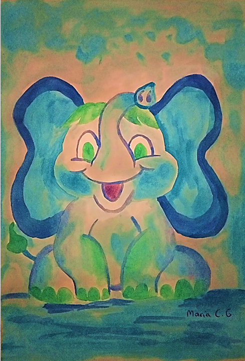 Elefante Azul
