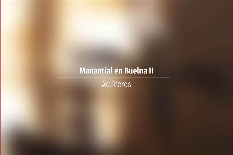 Manantial en Buelna II