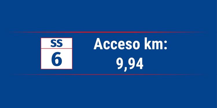 SS 6 | KM 9,94 | Nueva Alborada 2