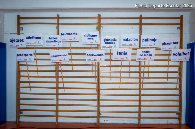 El jueves 30 de abril se celebra la Fiesta del Deporte Escolar 2026