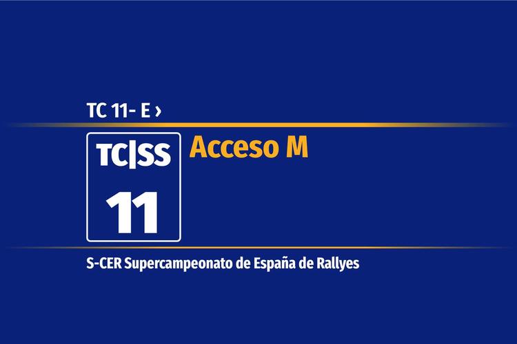 Tramo 11 &nbsp;›&nbsp; TC 11- E | Acceso M