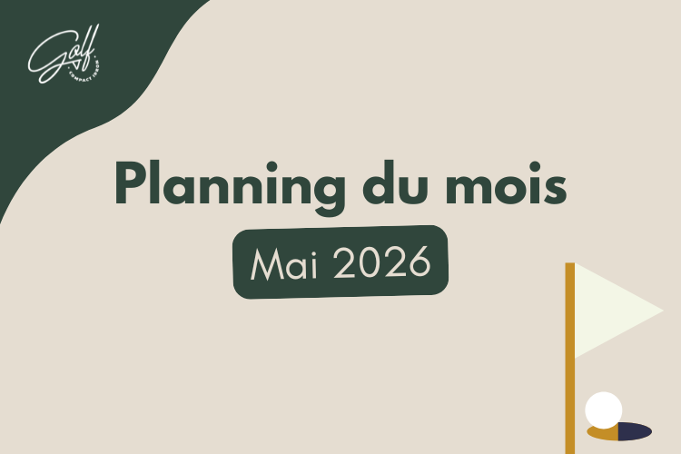 Calendrier du mois de Mai 2026 au Golf Compact