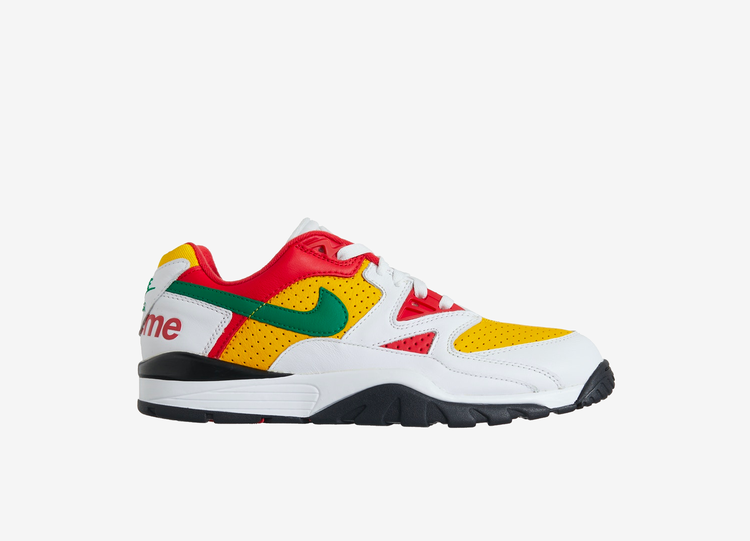 NIKE Cross Trainer Low x Supreme White Yellow Red