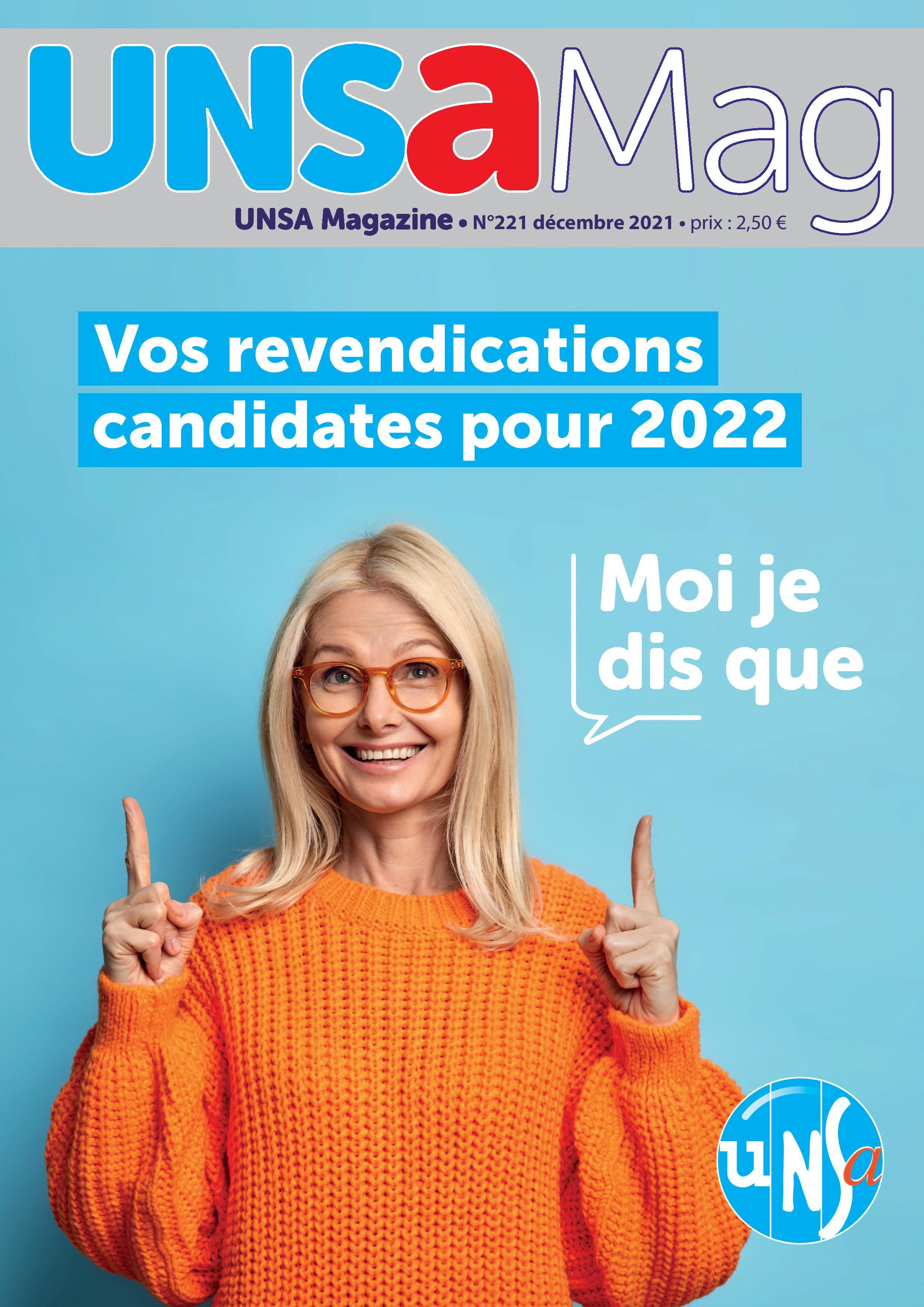 N°221 - Vos revendications candidates pour 2022 !