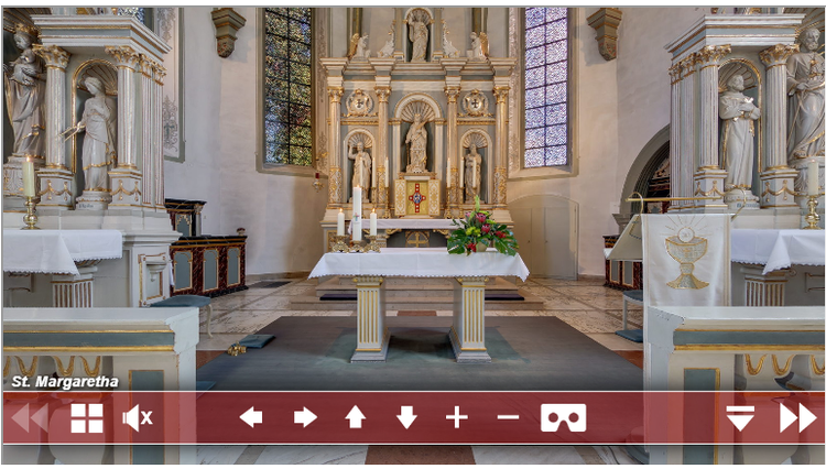 Panoramaansicht St. Margaretha Pfarrkirche