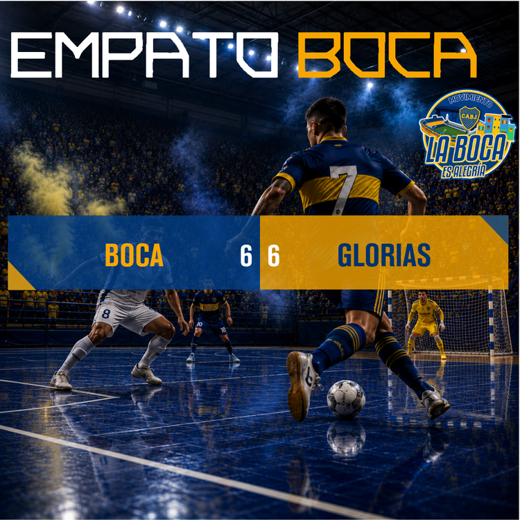 Empató el Futsal ante Glorias