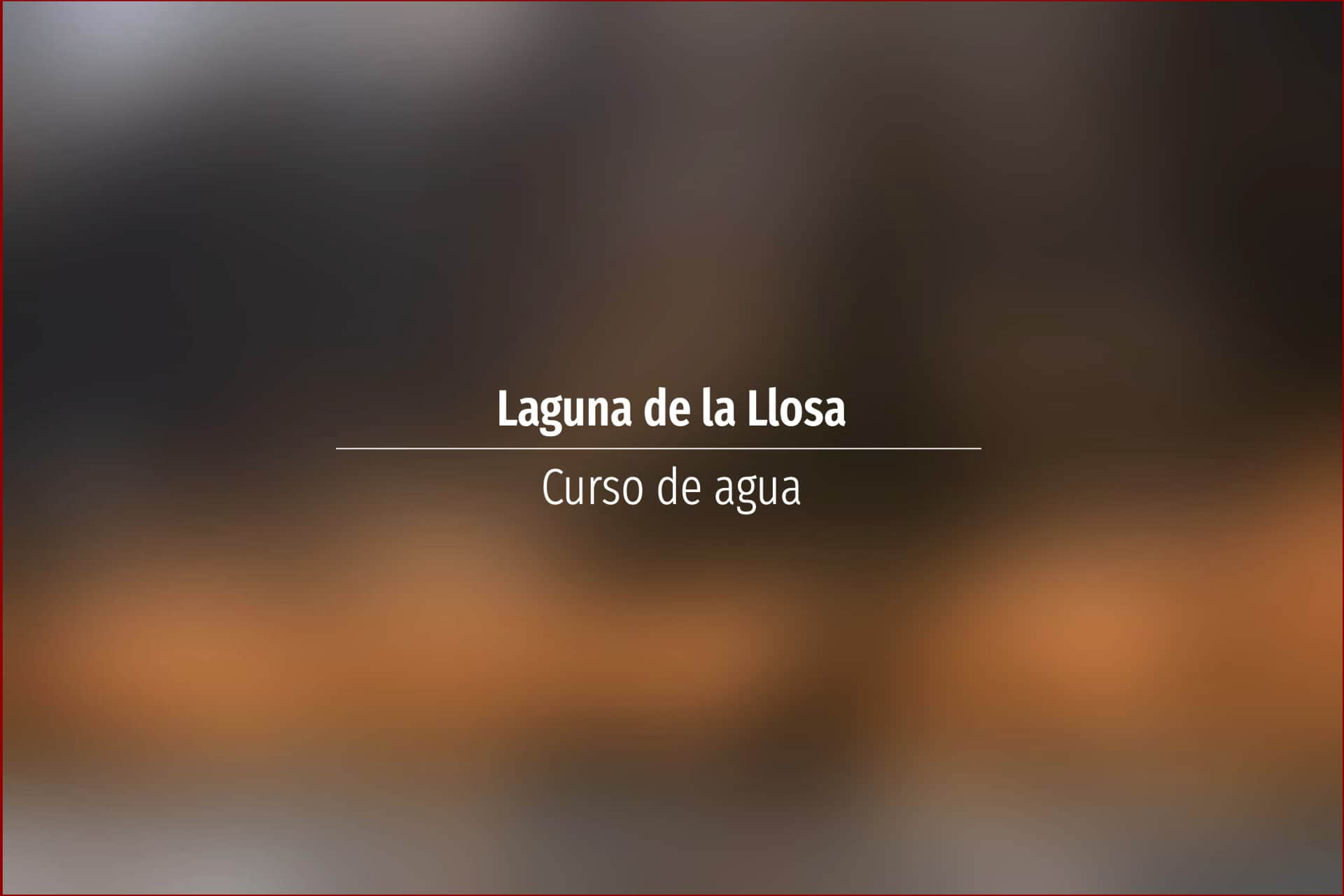 Laguna de la Llosa