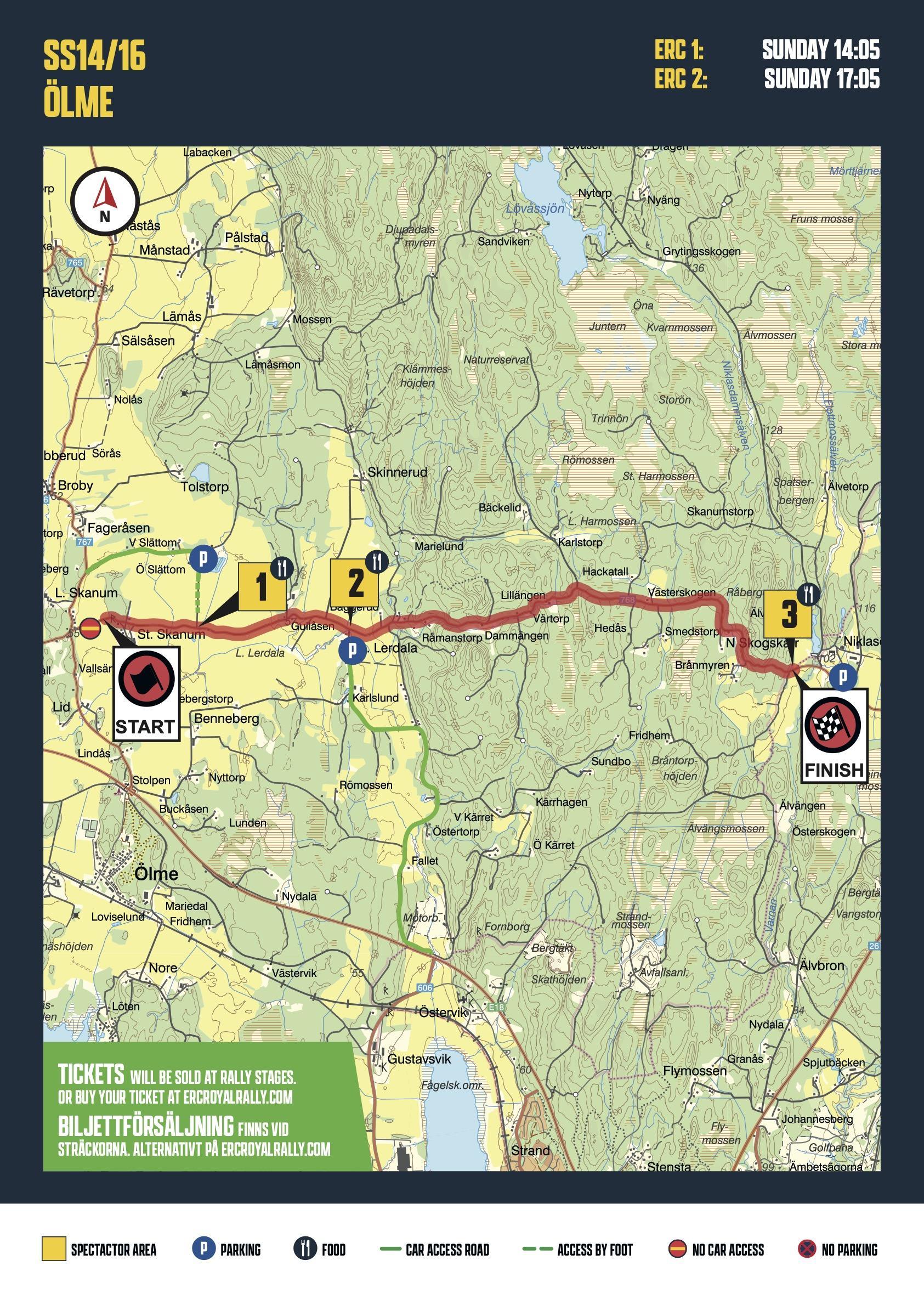 SS14 y SS16 Power Stage ERC Rally de Escandinavia 2026 › horarios y ...