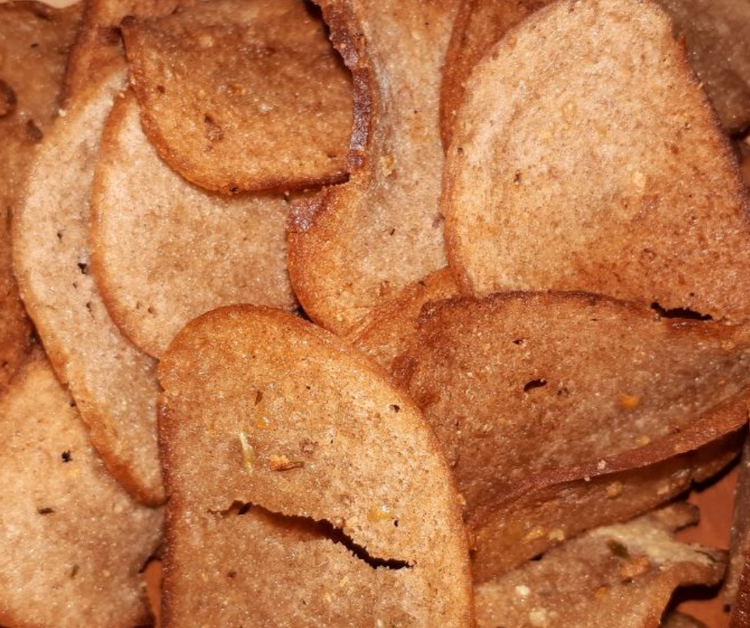 Würzige Brotchips
