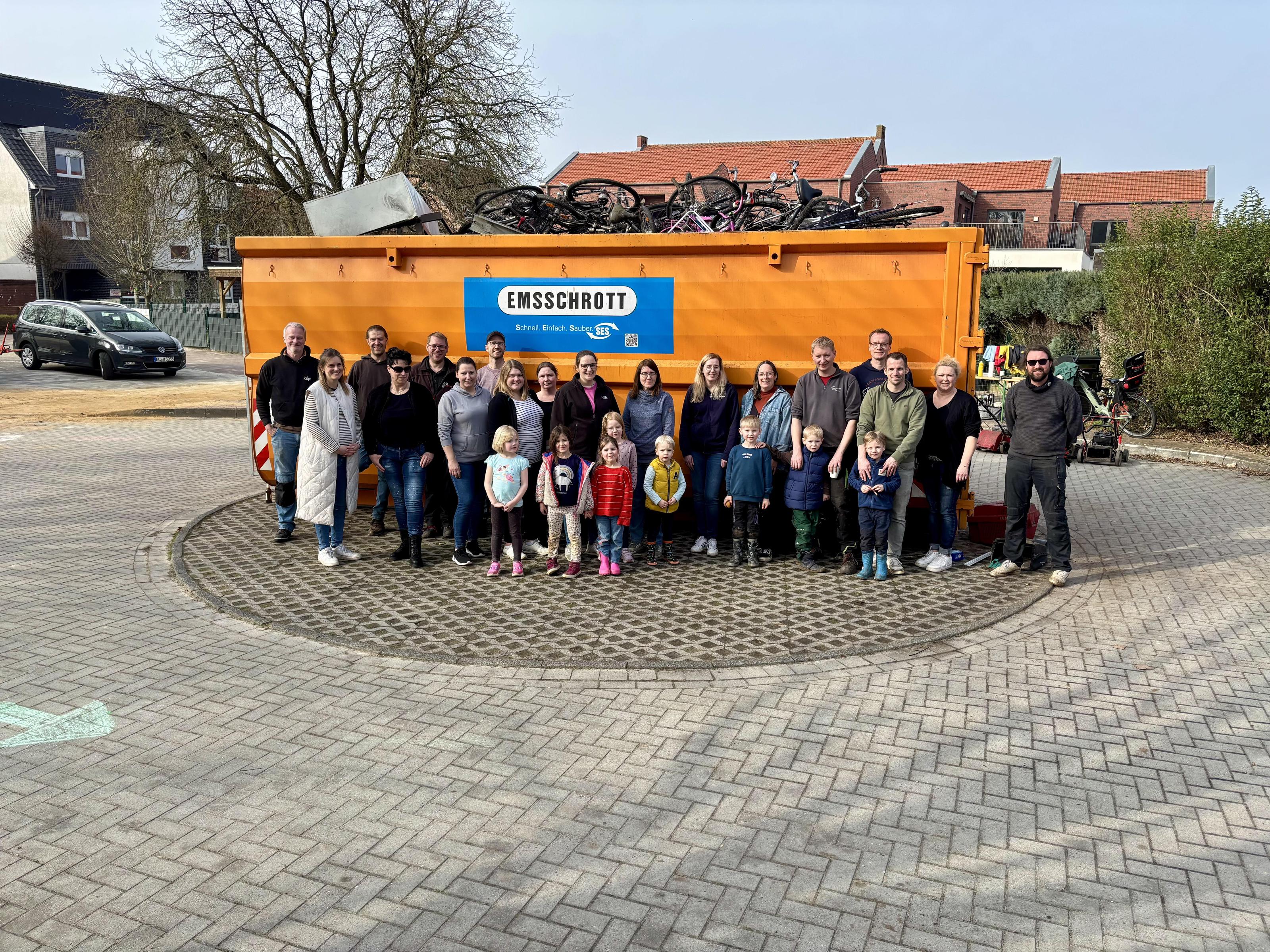 Voller Einsatz für die Kleinsten: Erfolgreiche Schrottsammlung des Fördervereins „Ein Herz für Elisabeth“