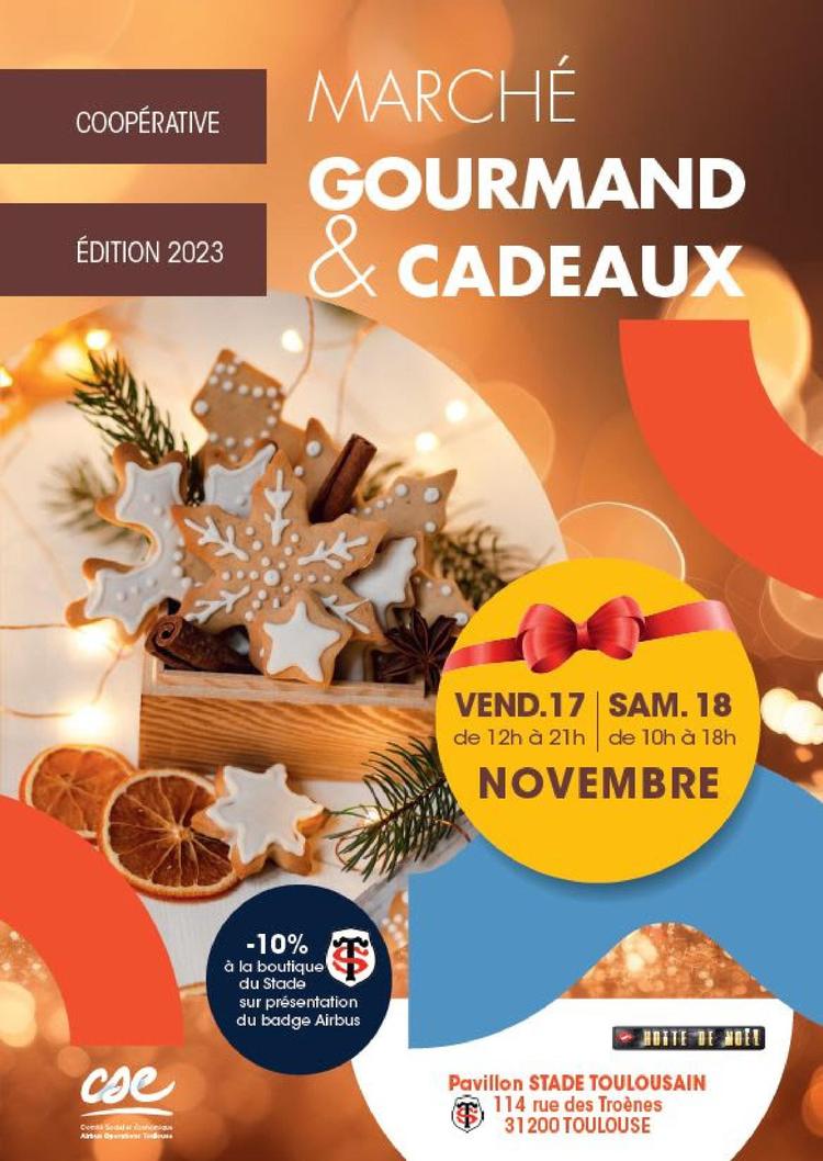 Coopérative: Marché gourmand & cadeau vendredi 17 et samedi 18 novembre 2023