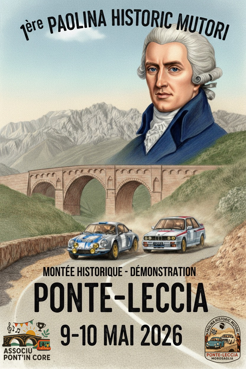  Sport automobile - Première "Paolina Historic Mutori" à Ponte-Leccia les 9 et 10 mai