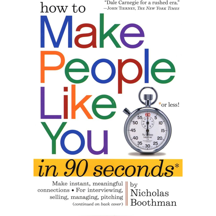 Sampul How to Make People Like You in 90 Seconds or Less
