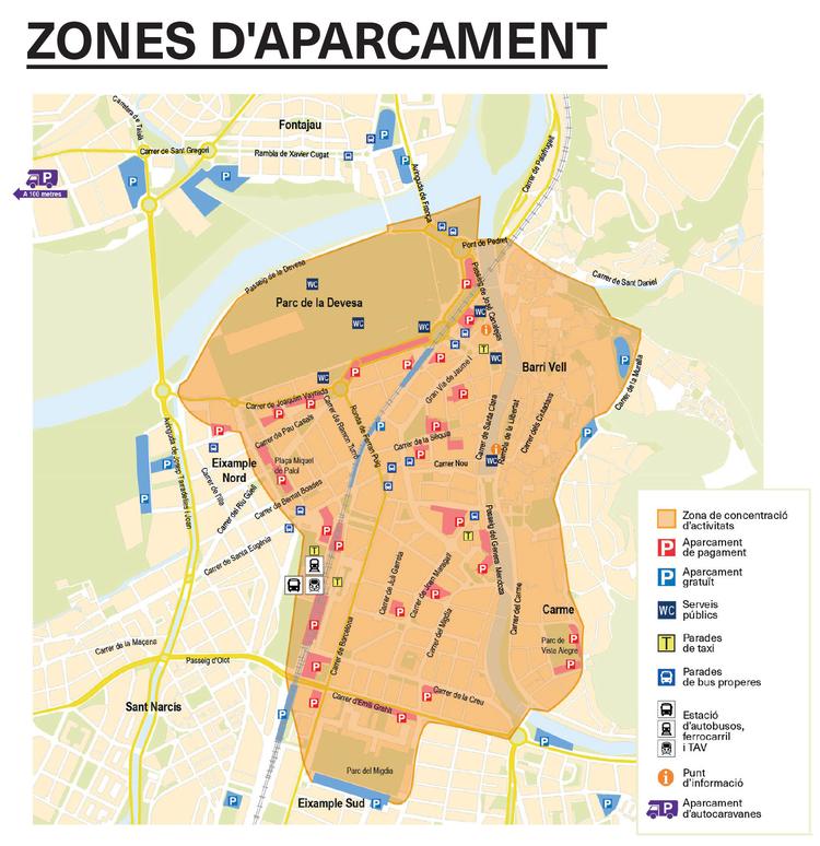 Zones d'aparcament