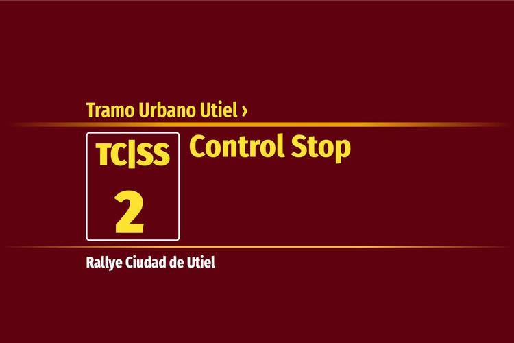 Tramo 2 &nbsp;›&nbsp; Tramo Urbano Utiel | Control Stop | ZE