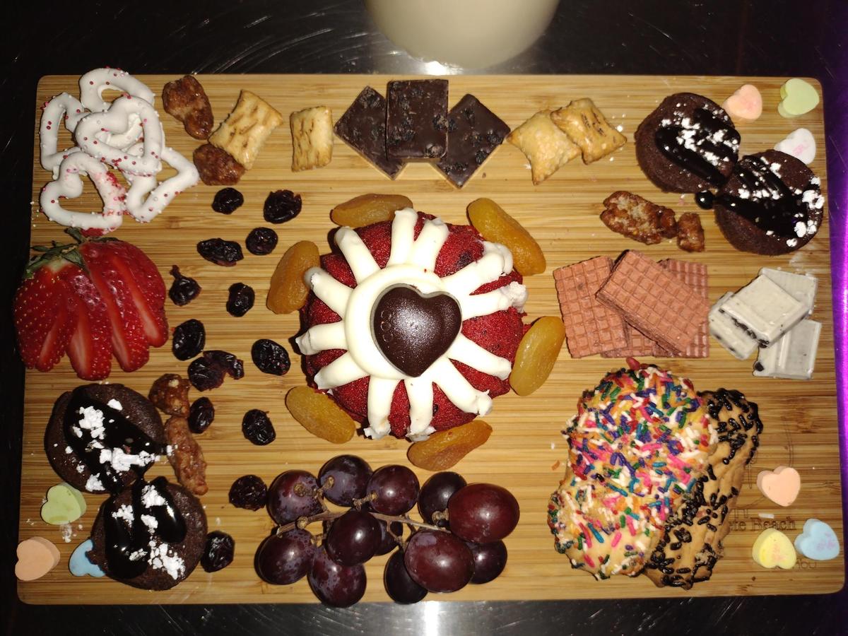 Getting Ready for Valentine's Day?  How about a dessert board.