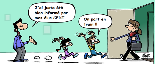 Cergy - LE BILLET SNCF DE CONGÉ ANNUEL