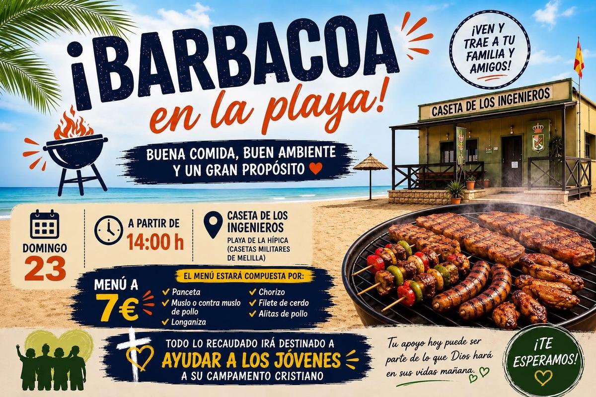 DÍA DE BARBACOA CASETA MILITAR