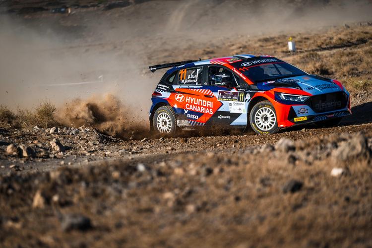 Gustavo Sosa logra su mejor resultado con el Hyundai i20N Rally2